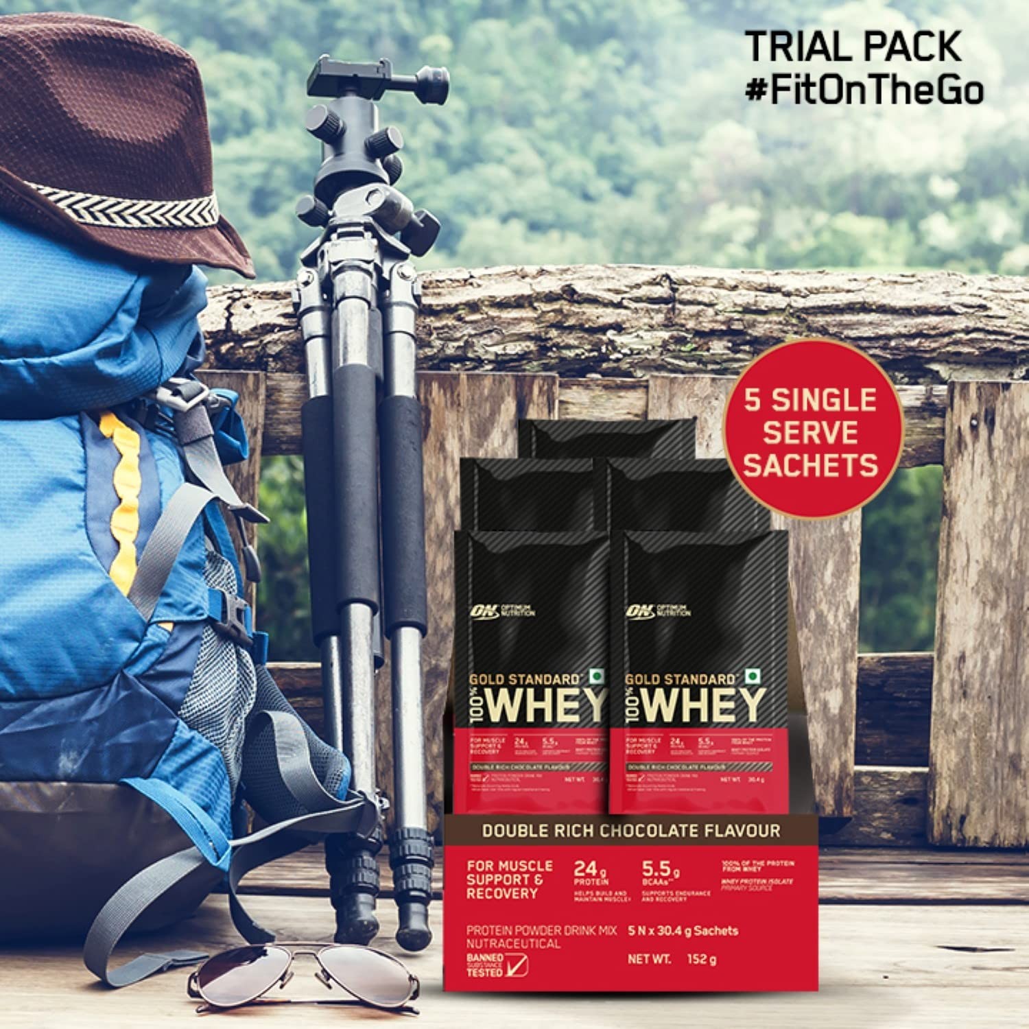 ON Gold Standard 100% Whey | Chocolate | 5 x 30.4g Sachets