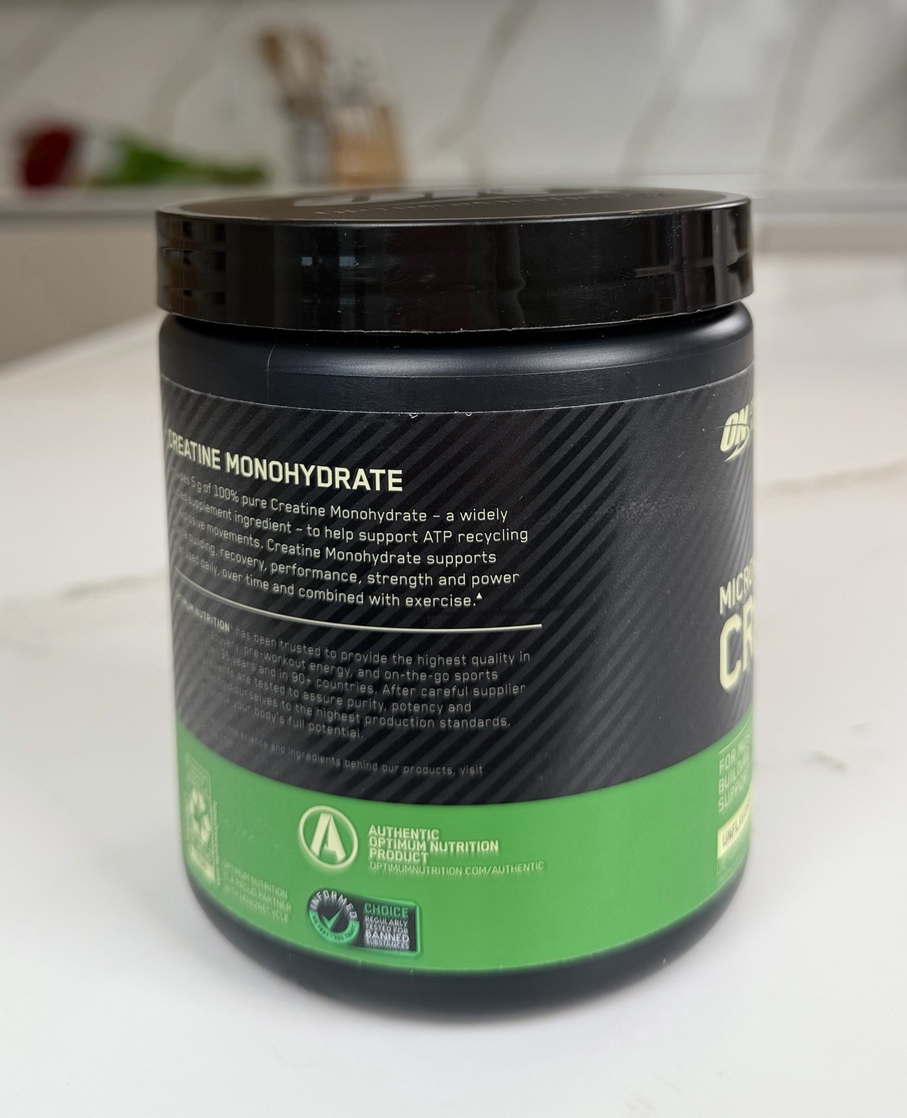 Optimum Nutrition, Micronized Creatine Powder, Unflavored, (300 g) 60 servings