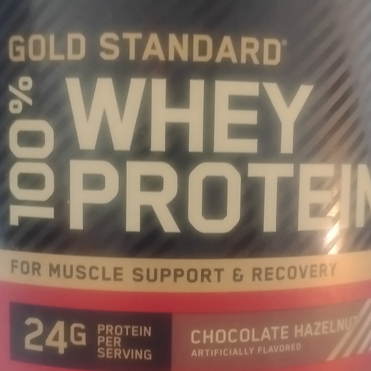 Optimum Nutrition Whey Protein Chocolate Hazelnut Gluten-Free High Protein 24g