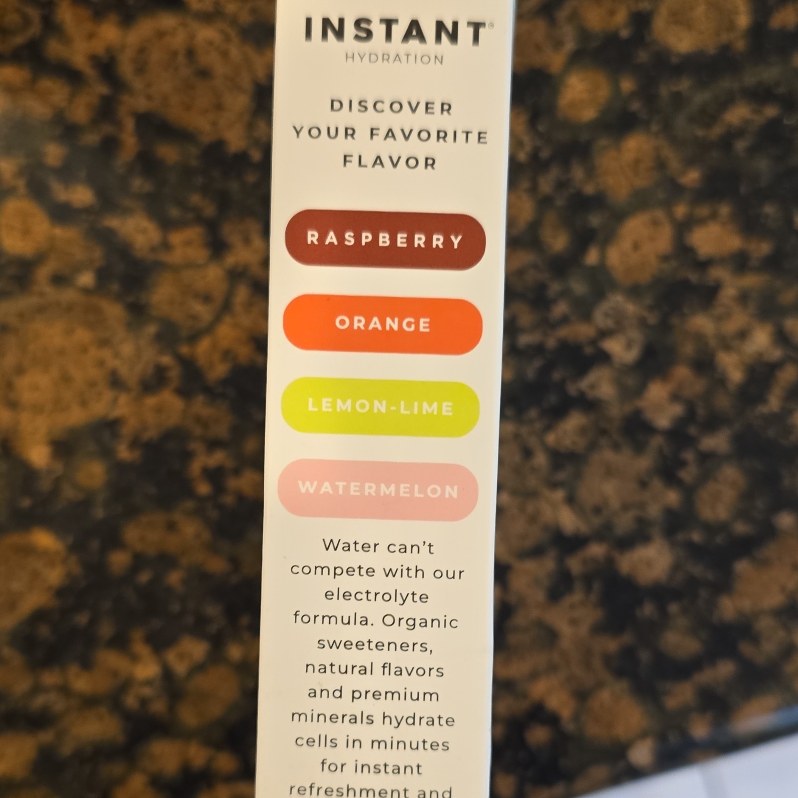 Instant Hydration Electrolyte Drink Mix Variety 12 Pack Sugar-Free Keto Vegan
