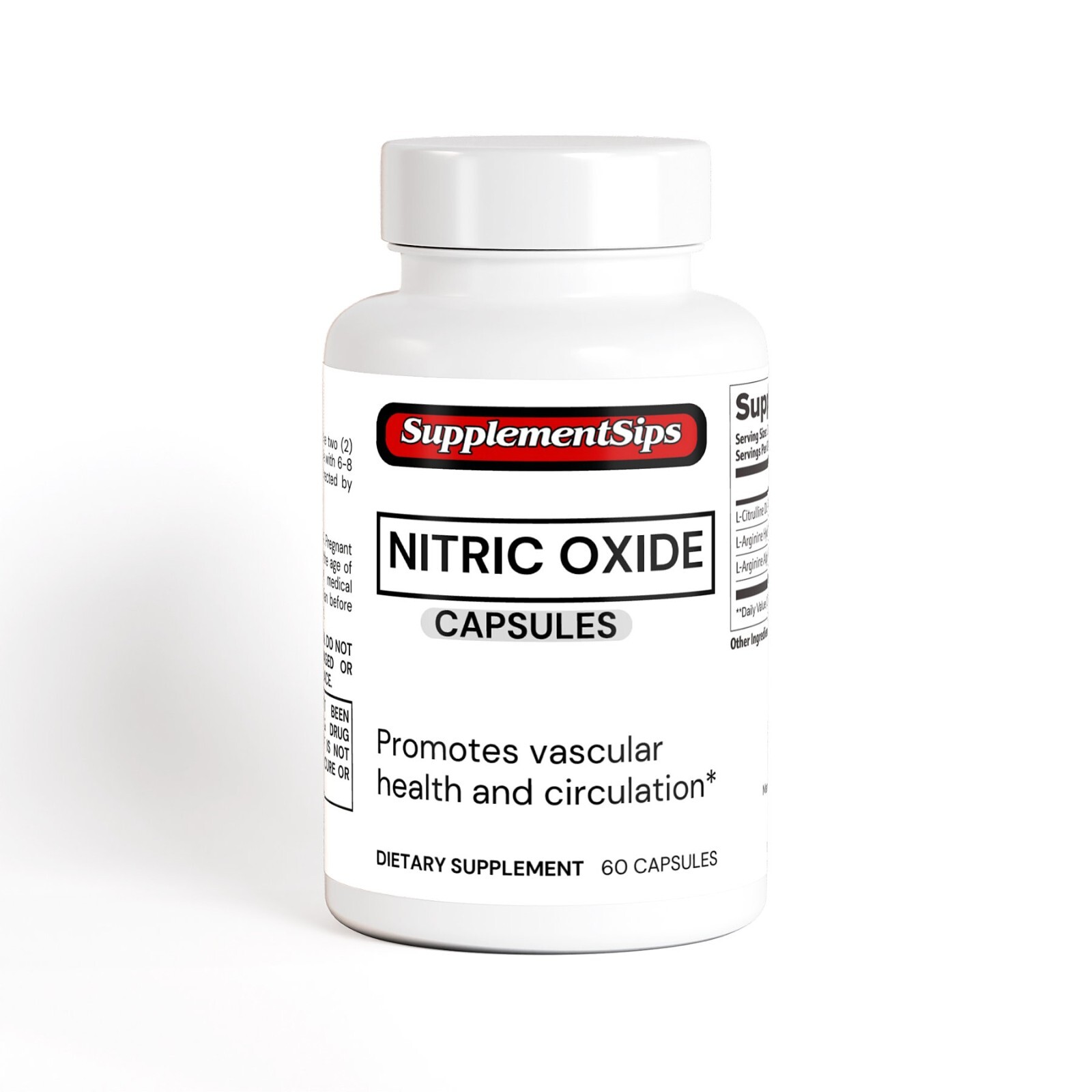 Nitric Oxid90 dose ) ( USA Made) The Complete Nitric Oxide -Cardio Miracle LARGE