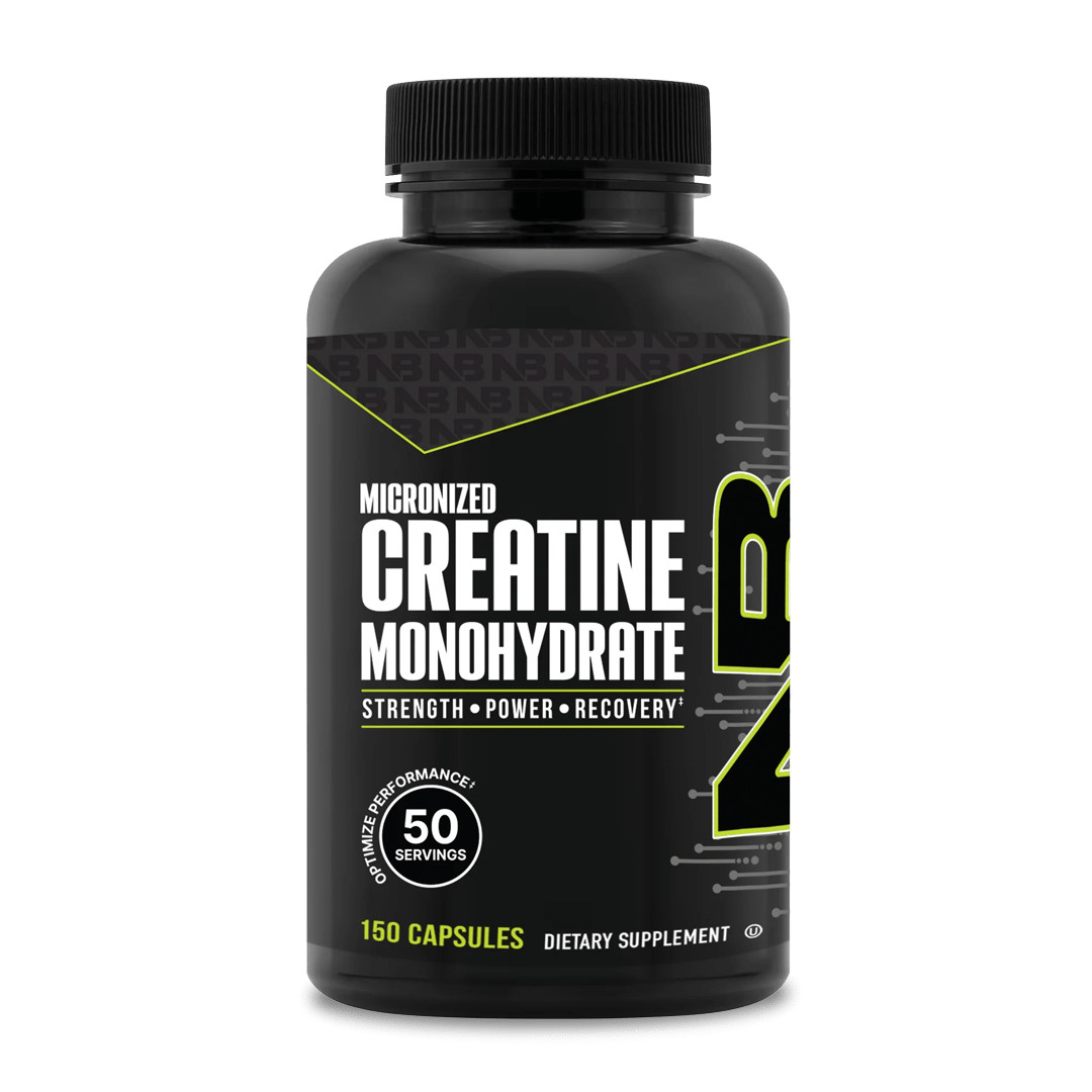 NutraBio – Micronized Creatine Monohydrate – Strength & Recovery – 150 Capsules