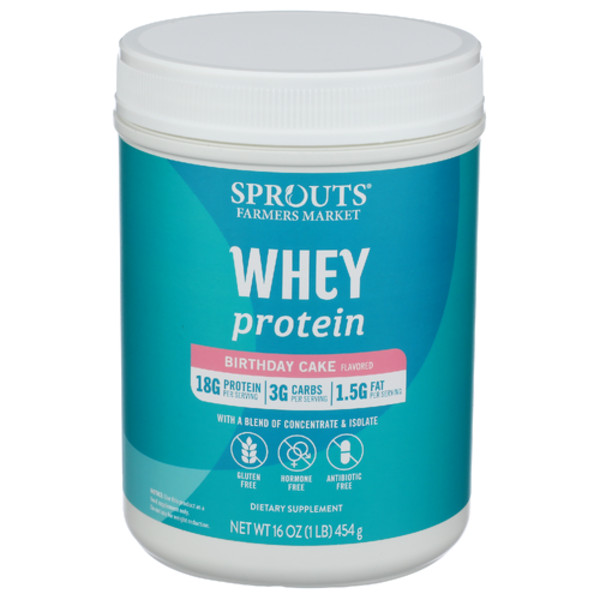 Sprouts Farmers Market Gluten-Free Low Carb Whey Protein Birthday Cake NEW