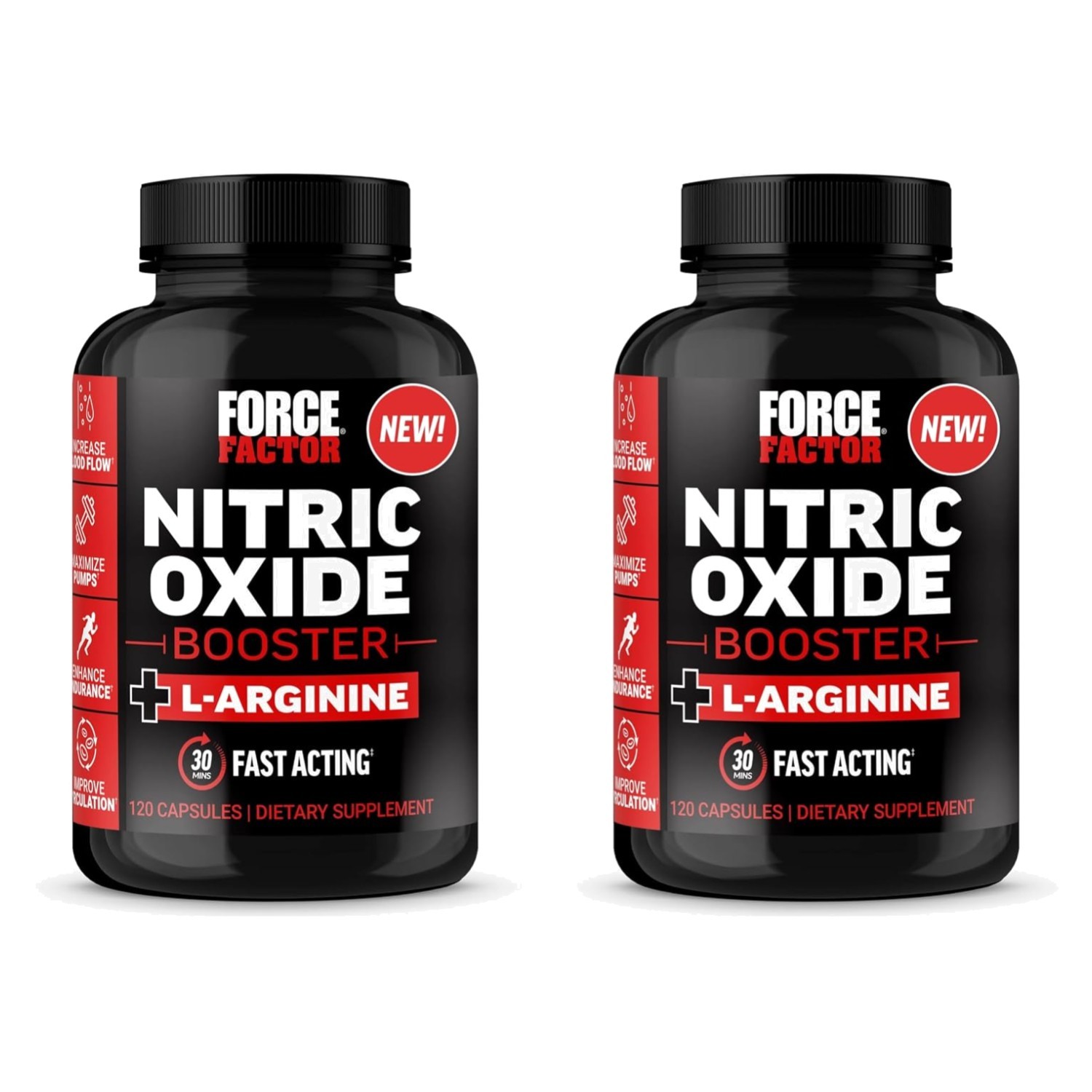 Nitric Oxide Booster 240 Caps – 2 Pack