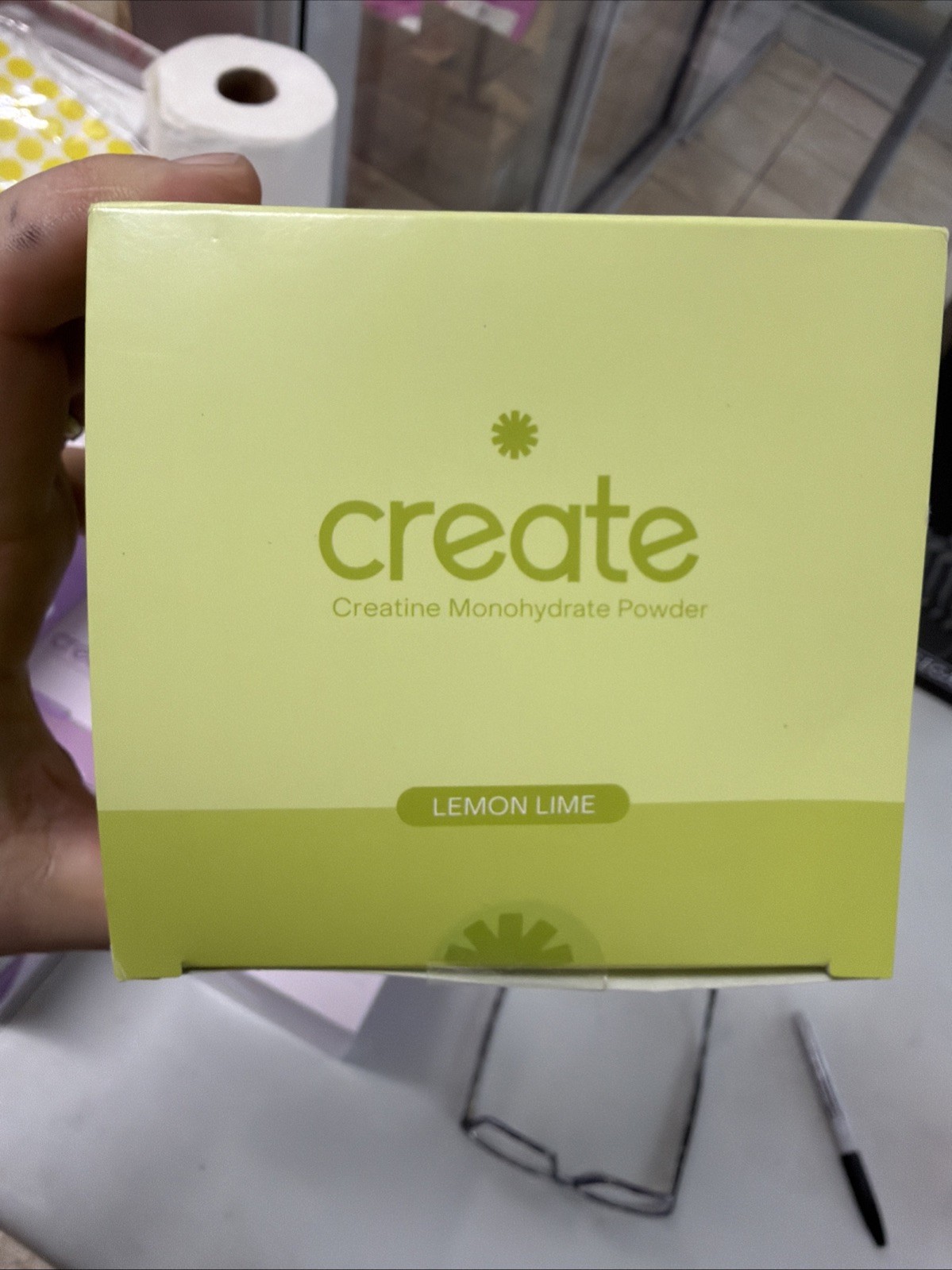 Create Creatine Monohydrate Powder Lemon Lime Dietary Supplement 30 sticks – New