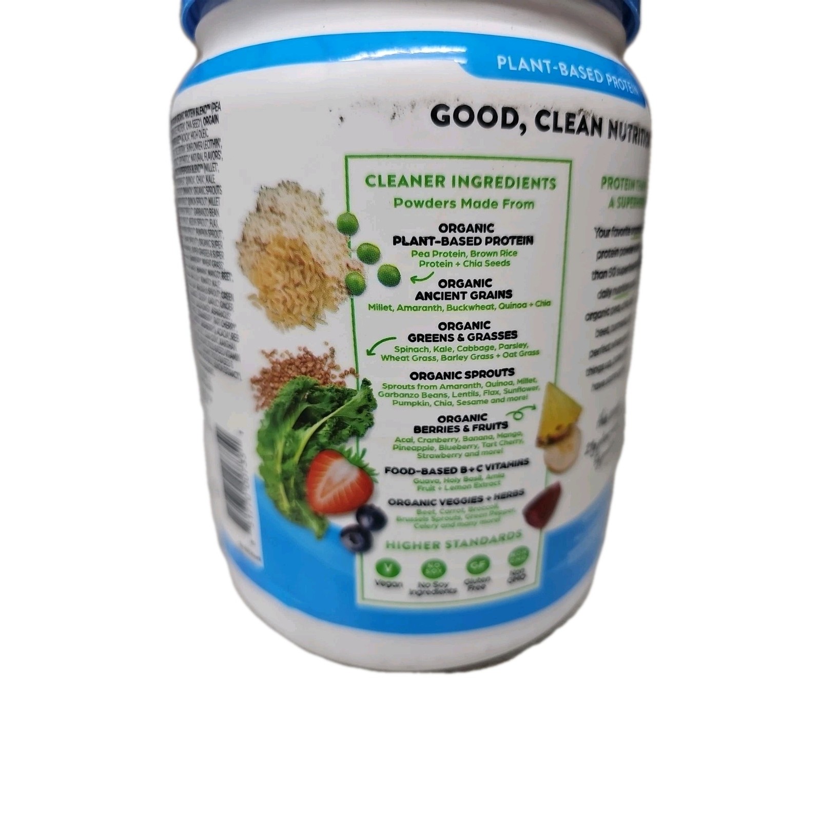 LOT OF 2 orgain organic protein 50 superfoods 1.12 lbs expires 4/24