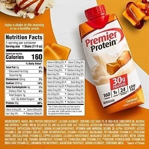 Premier Protein Shakes 6 Bottles Variety Pack in The Award Box Packaging 11…