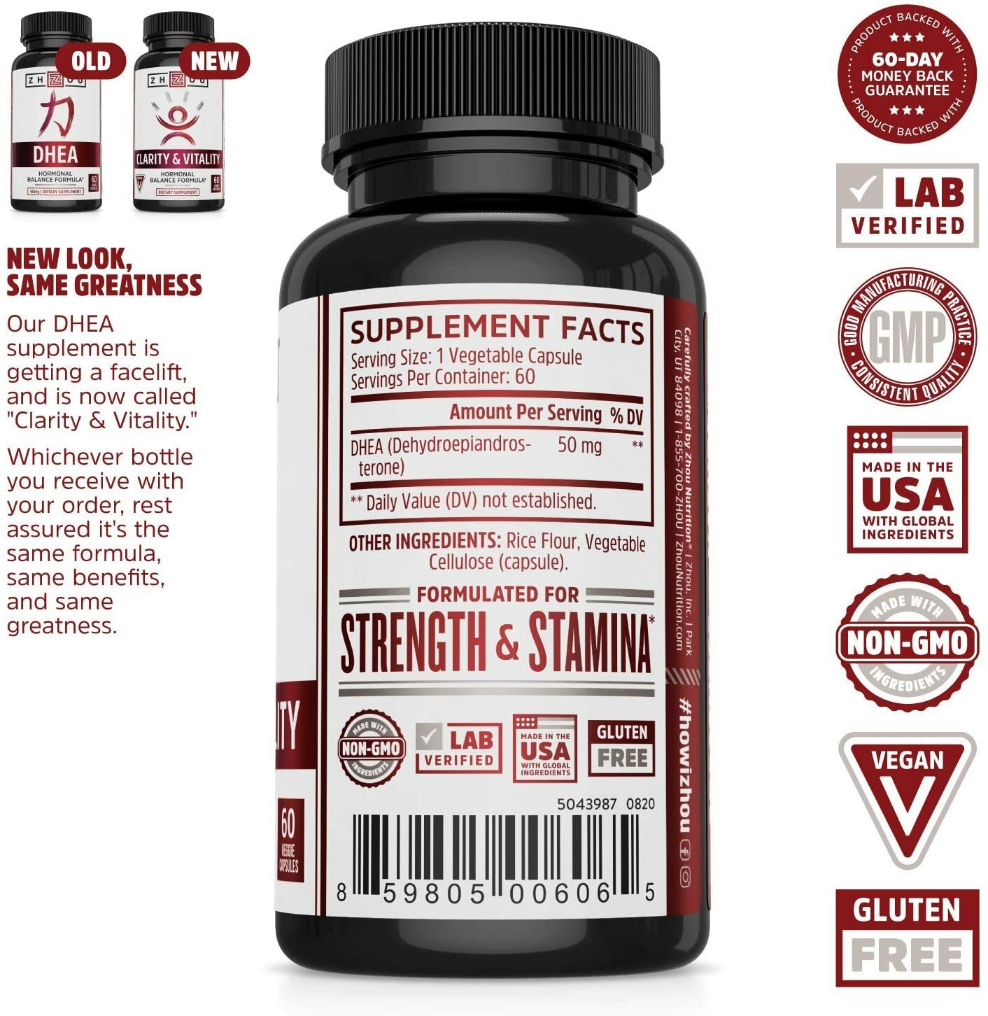 Super Hormonal Balance Formula Sex Pills 60 Veggie Capsules