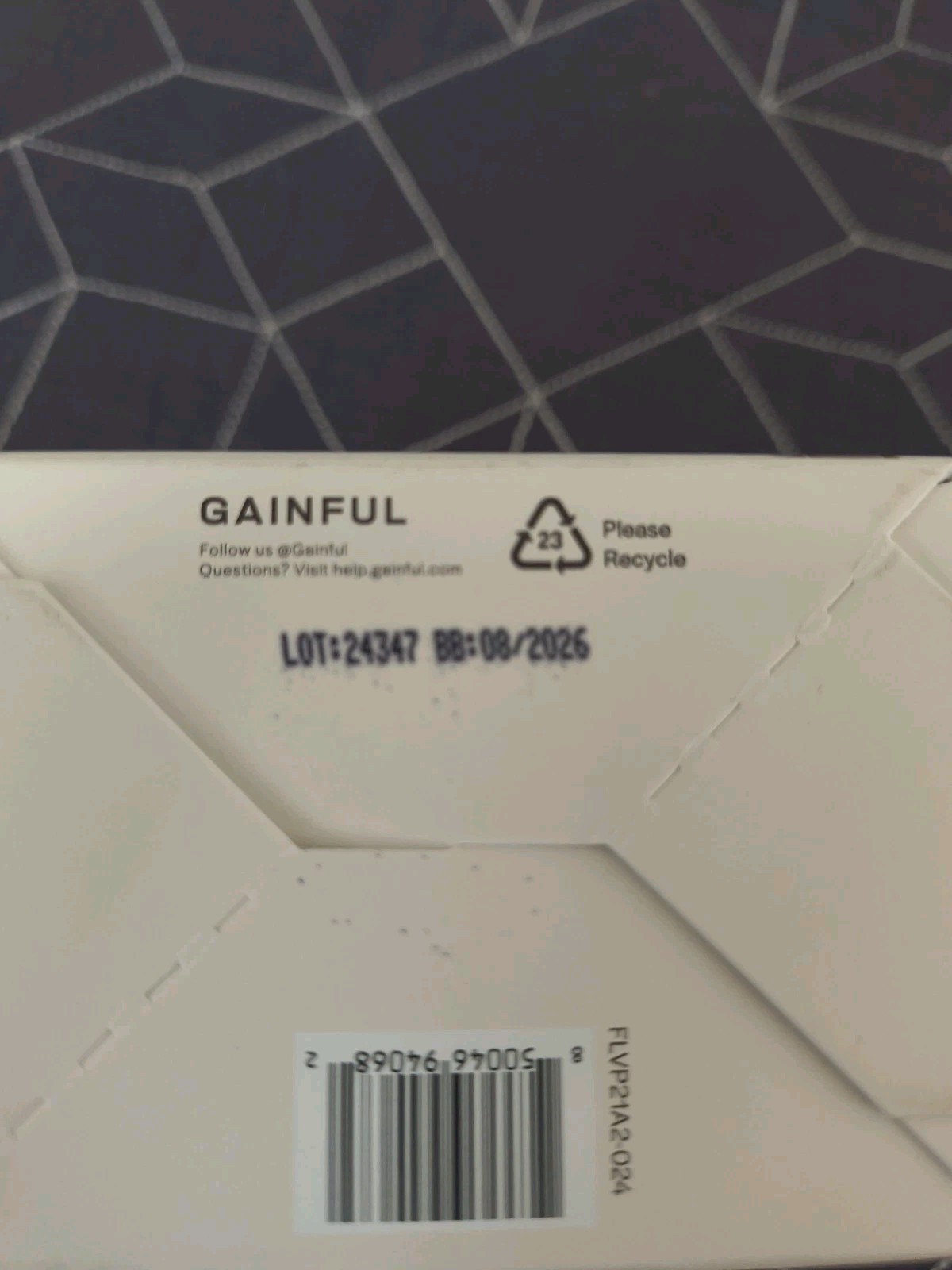 Gainful Flavor Packets 21 Packets Neopolitan Bb 8/28/26