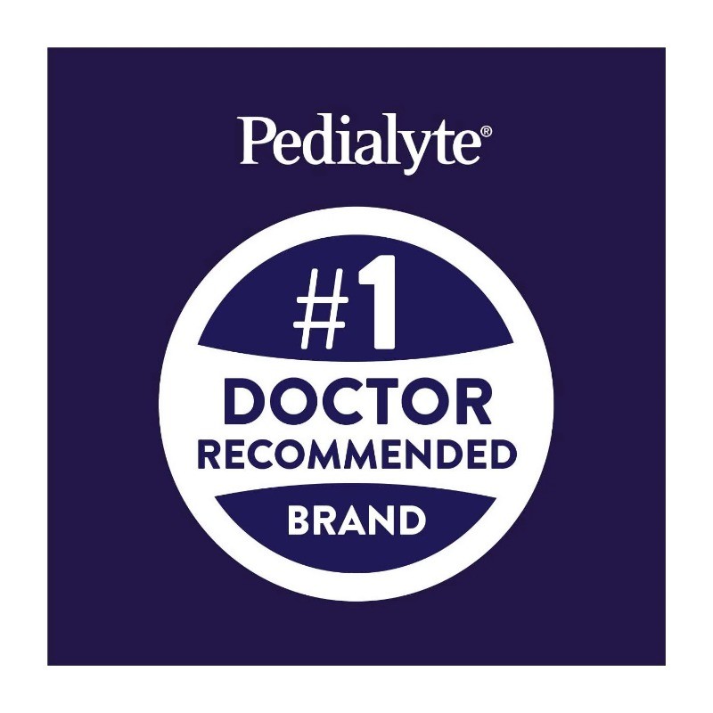 (4 pack) Pedialyte Electrolyte Drink, For Kids & Adults, Unflavored, 1 Liter