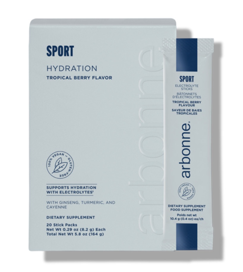 NEW BOX – Arbonne Sport Hydration – Tropical Berry Flavor