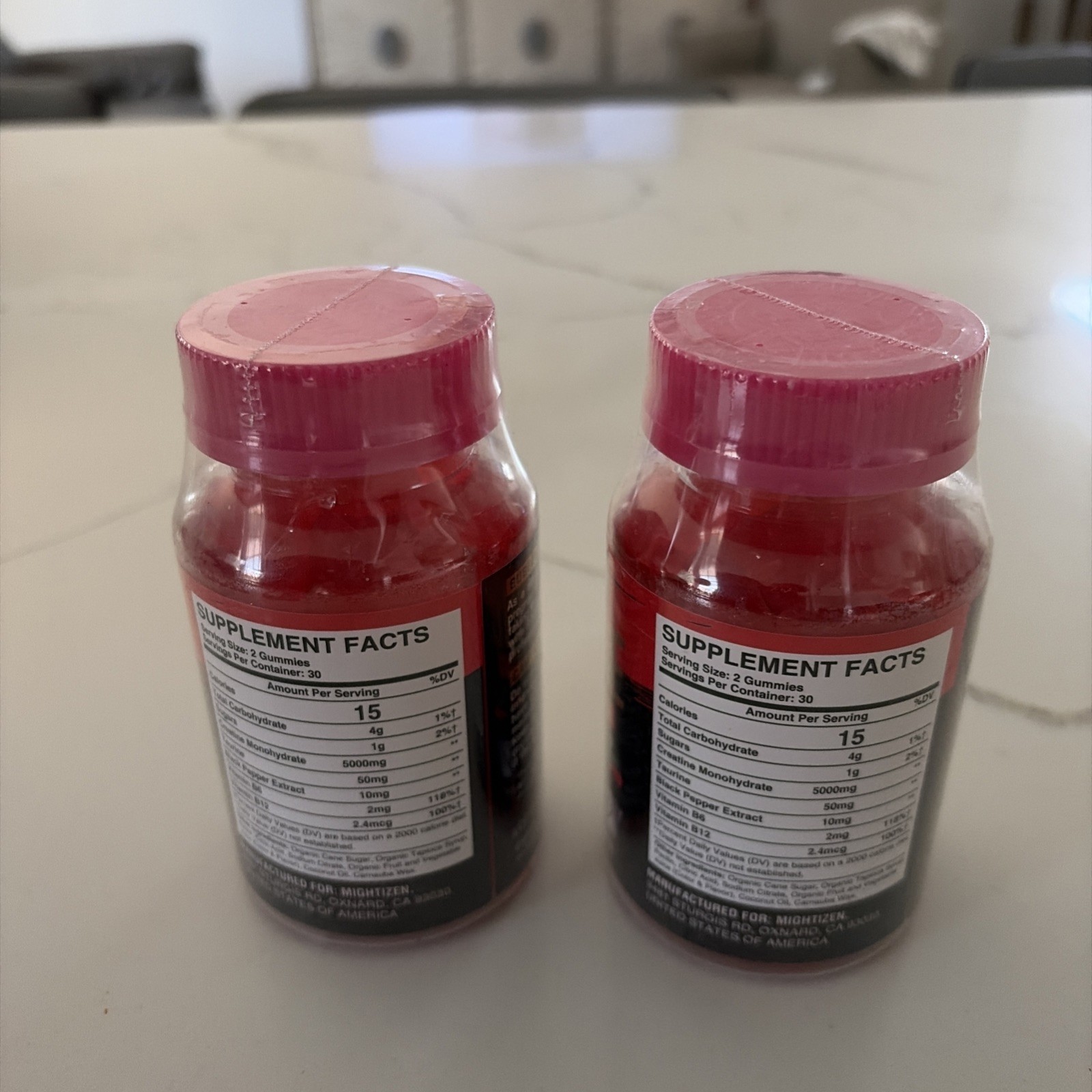 BOGO! Mightizen Creatine Monohydrate Gummies 60 Count Exp. 06/2027 SEALED!!!