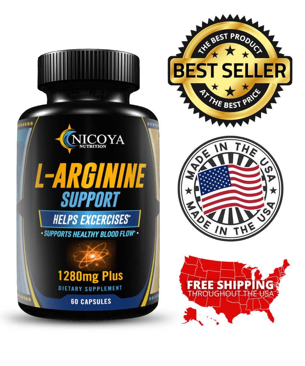 Nitric Oxide L-Arginine-Pump Workout Enhancer, Muscle Recovery, Energy & Stamina