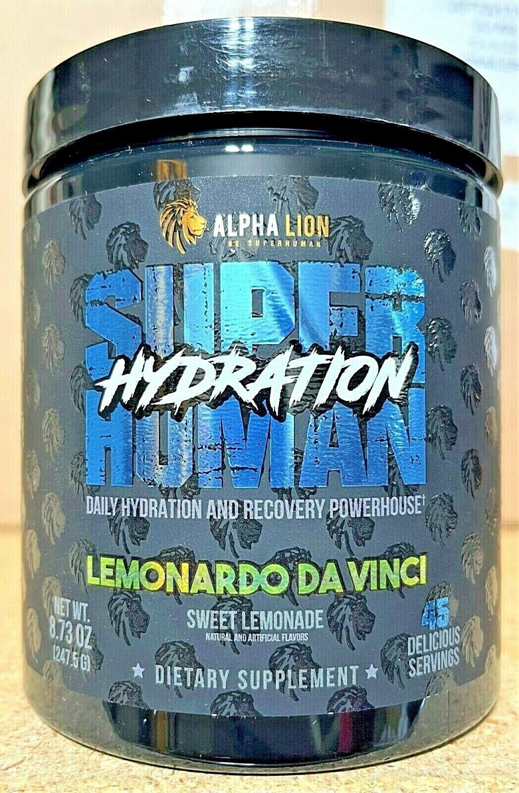 Alpha Lion Super Human Hydration Recovery & Hydration 45 Servings Lemonardo New
