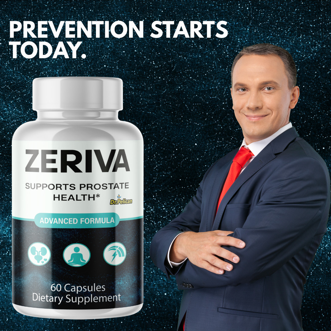 Zeriva- Prostate Support- 2 Bottles- 120 Capsules