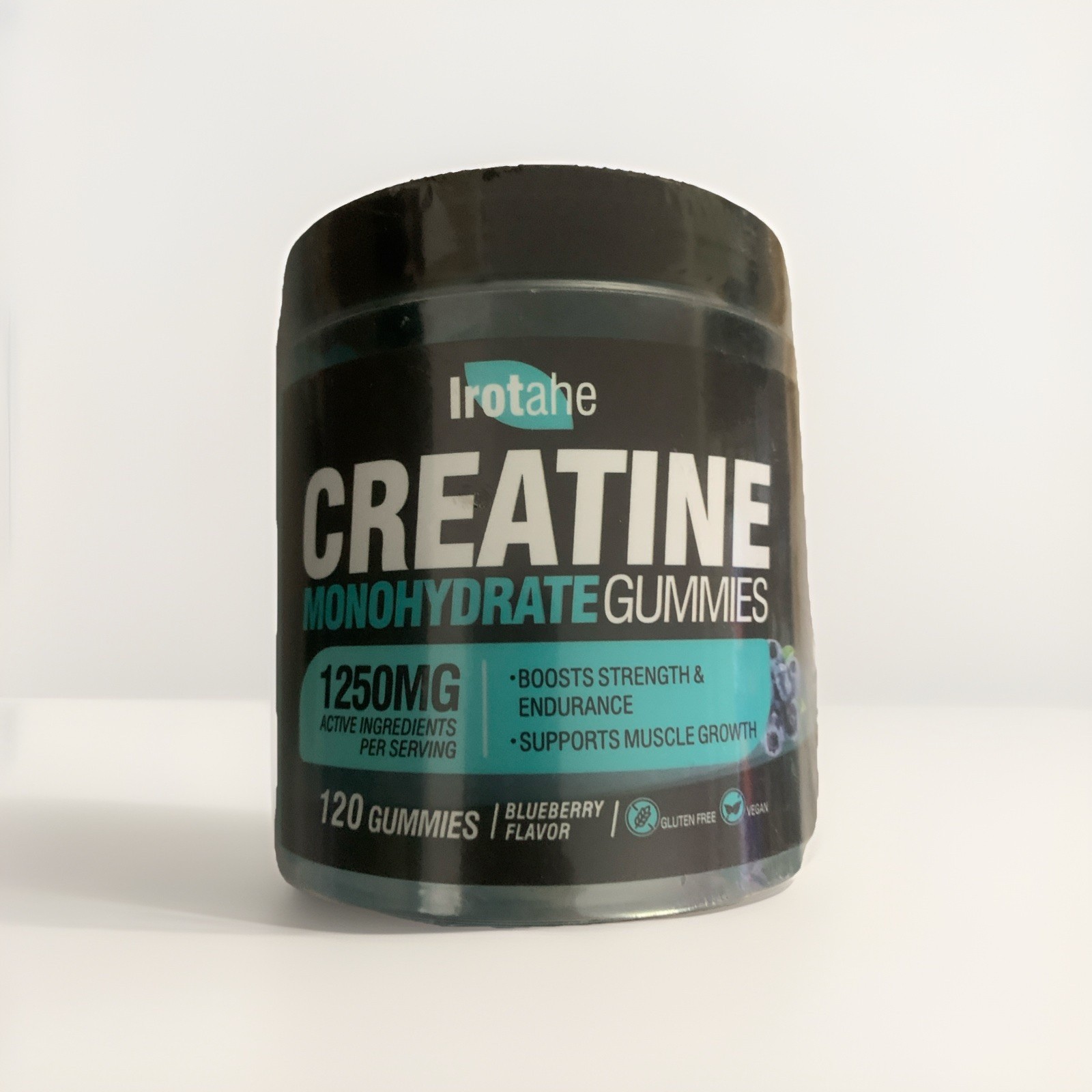 Irotahe Creatine Monohydrate Gummies 125mg 120 Count Pack of 1 Exp 9/27