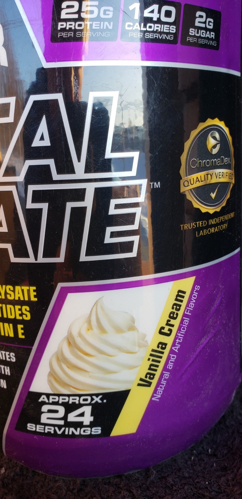 Cutler Nutrition – Total ISOLATE Powder – Vanilla Cream – 1.87 lbs Exp 12/2024