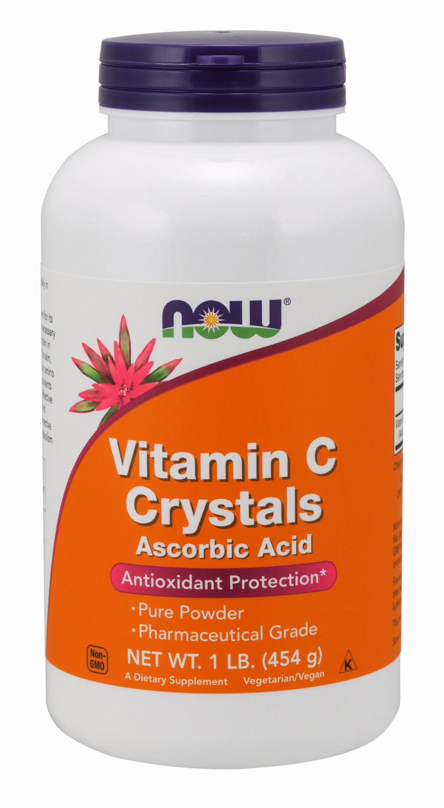NOW Supplements – Vitamin C Crystals 1 lb (454 g)