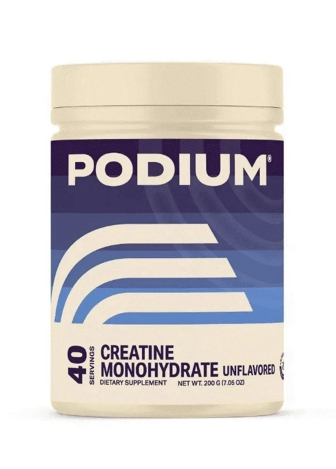 Podium Creatine Monohydrate Unflavored Nutrition Supplement 40 Servings BB: 2/26