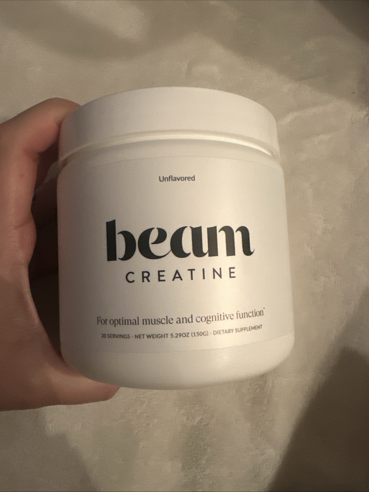 Beam Creatine Unflavored 30 Servings 150g Exp 07/2027