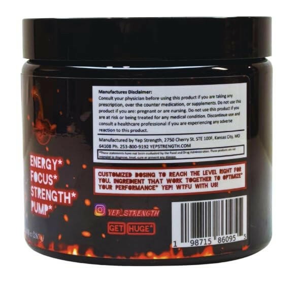 YEP Wake The Faith Up Advanced Pre-Workout – Cherry Bomb – 40 Servings (New a…