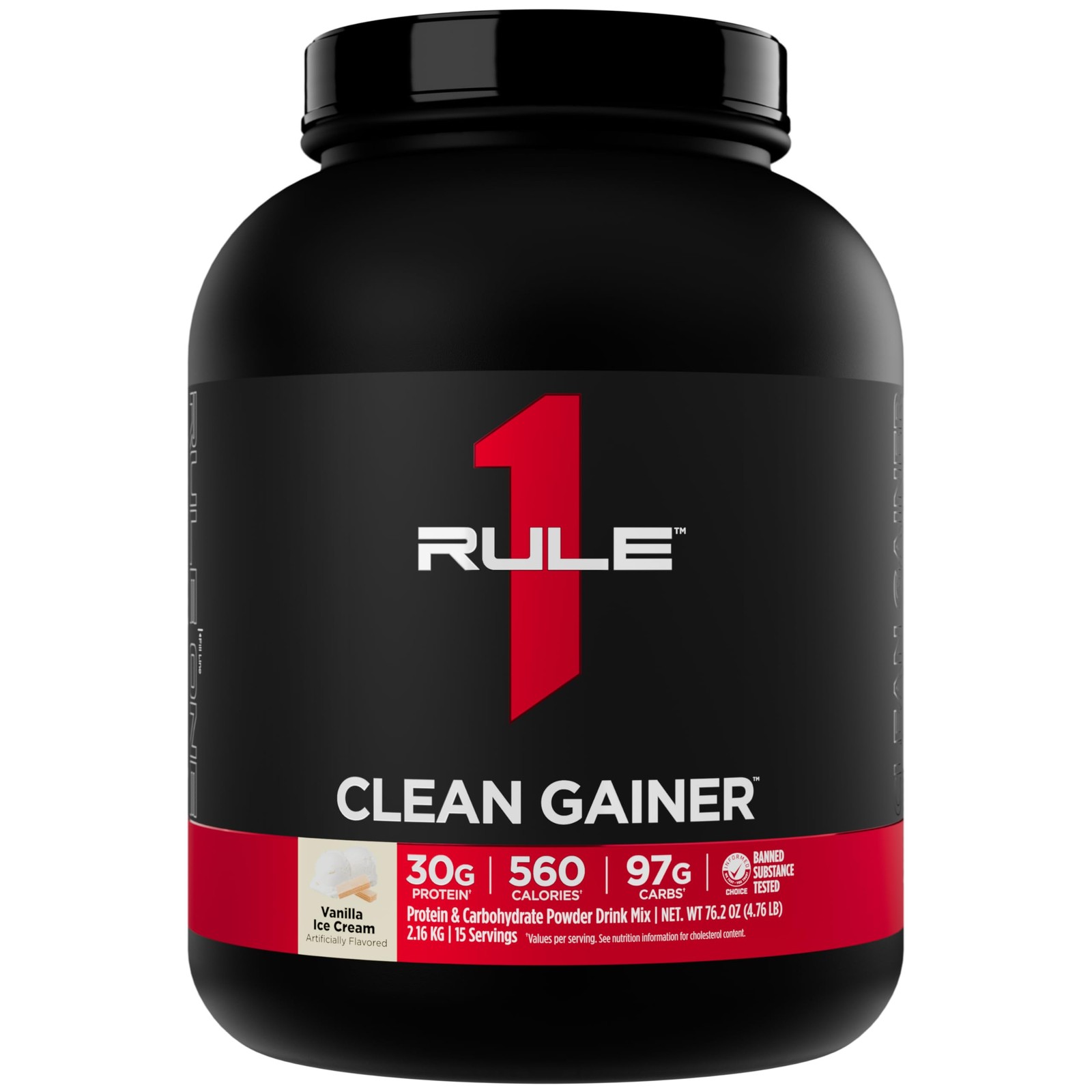 Rule 1 Proteins Clean Gainer HighProtein Lean Gain Formula with 560 Calories…