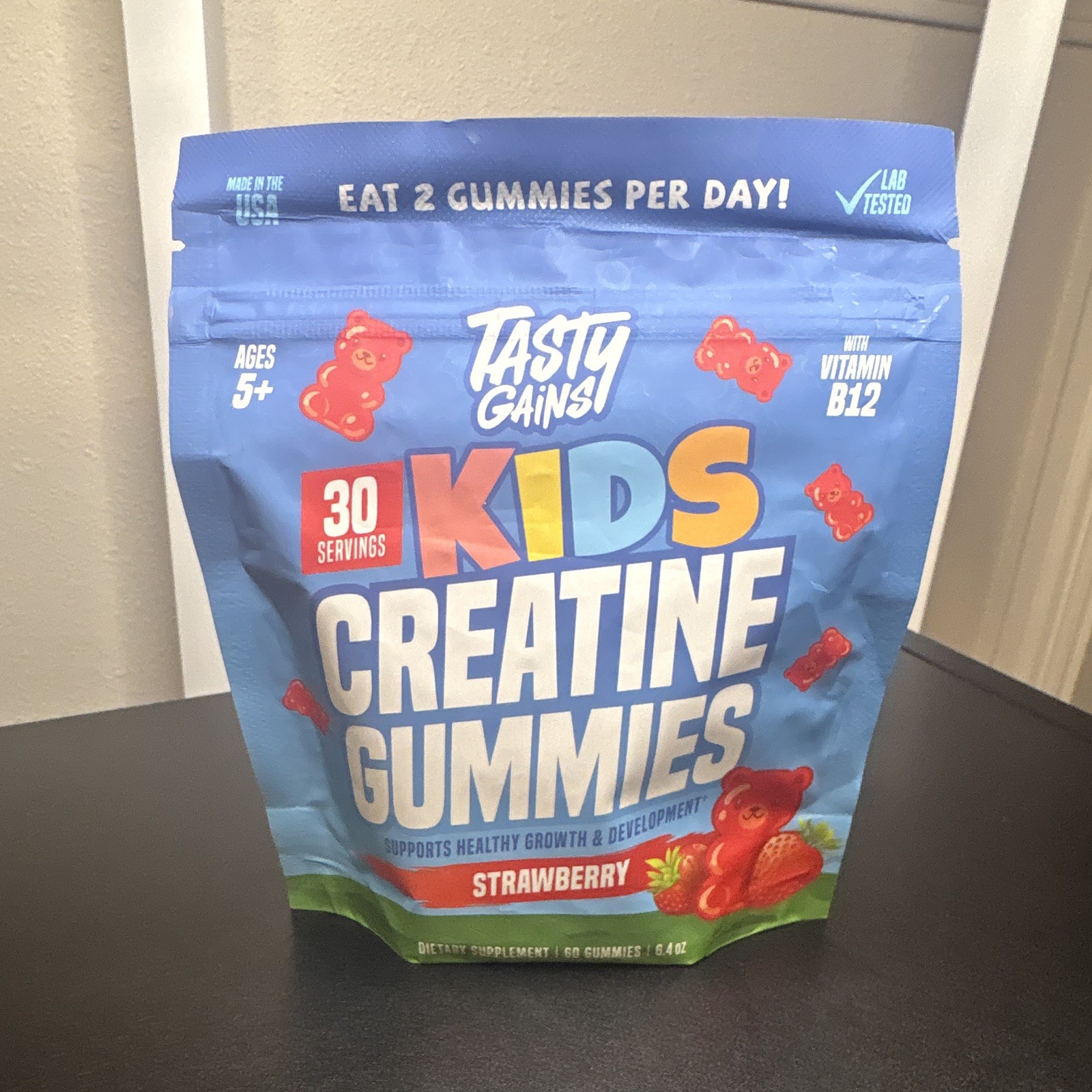 Tasty Gains Kids Creatine Gummies