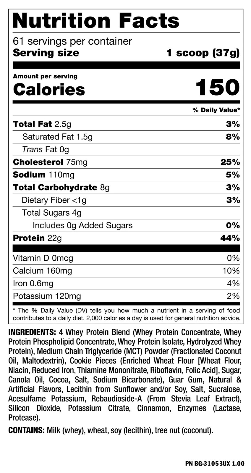 Fit Foods Mutant Whey – 100% Gourmet Whey Protein Mix Triple Chocolate 5 lbs