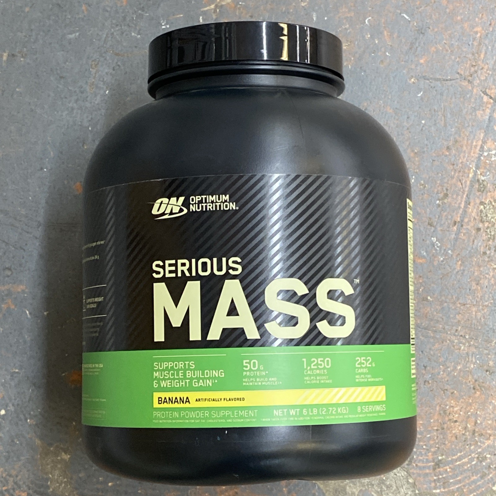 Optimum Nutrition Serious Mass Gainer Protein Powder, Banana, 6 lbs, Exp. 10/27