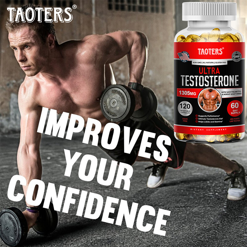 Ultimate Testosterone Aid for Men. Increase Sex Drive Power Testosteron-30 To120
