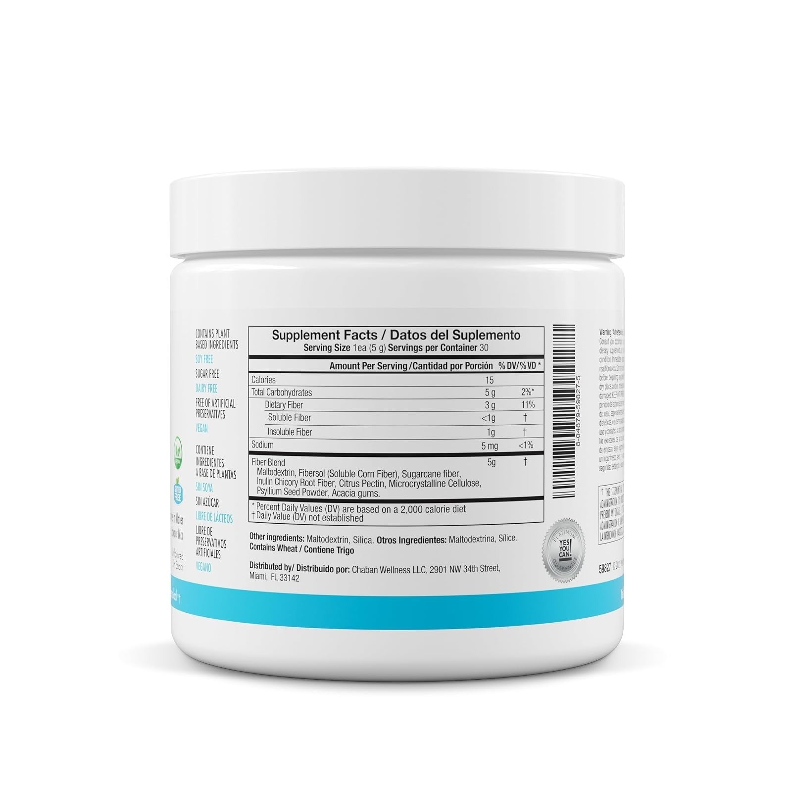 Yes You Can! Shake Booster Pure Fiber – 30 Servings