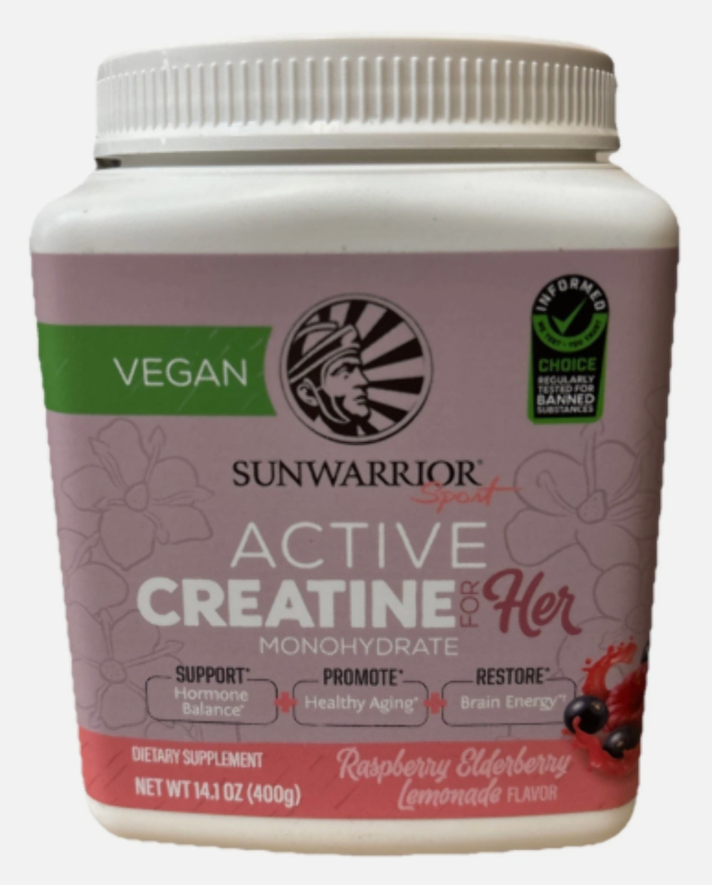 8/27 Sunwarrior Creatine for Women Monohydrate Powder Micronized Pre Workout 50