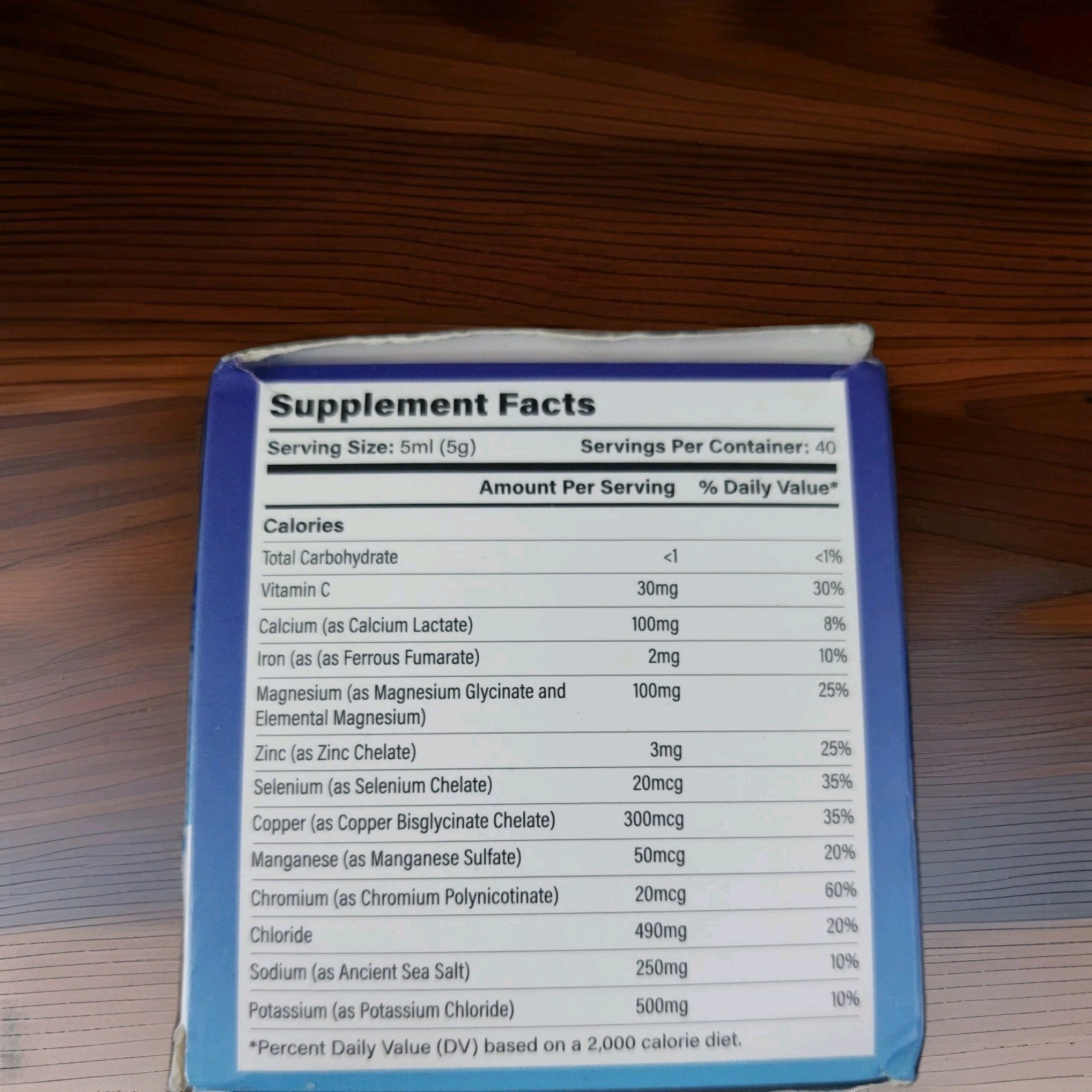 Hydration Powder Electrolytes Drink Mix with Magnesium Zinc Vitamin C B Complex