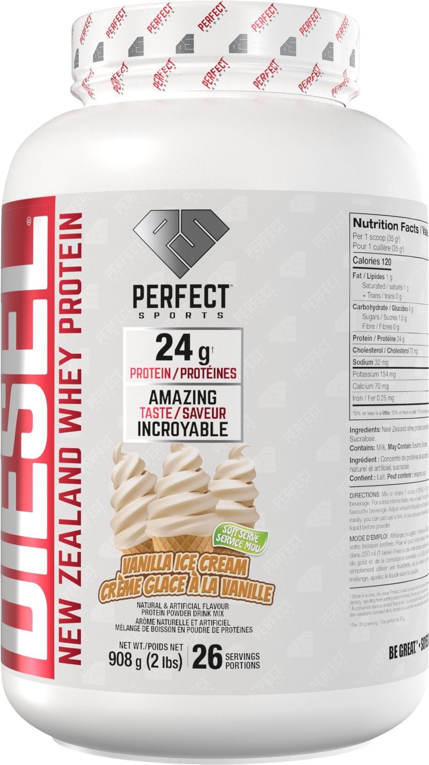 PERFECT Sports – DIESEL® New Zealand Whey Protein, Grass-Fed + Pasture-Raised Wh