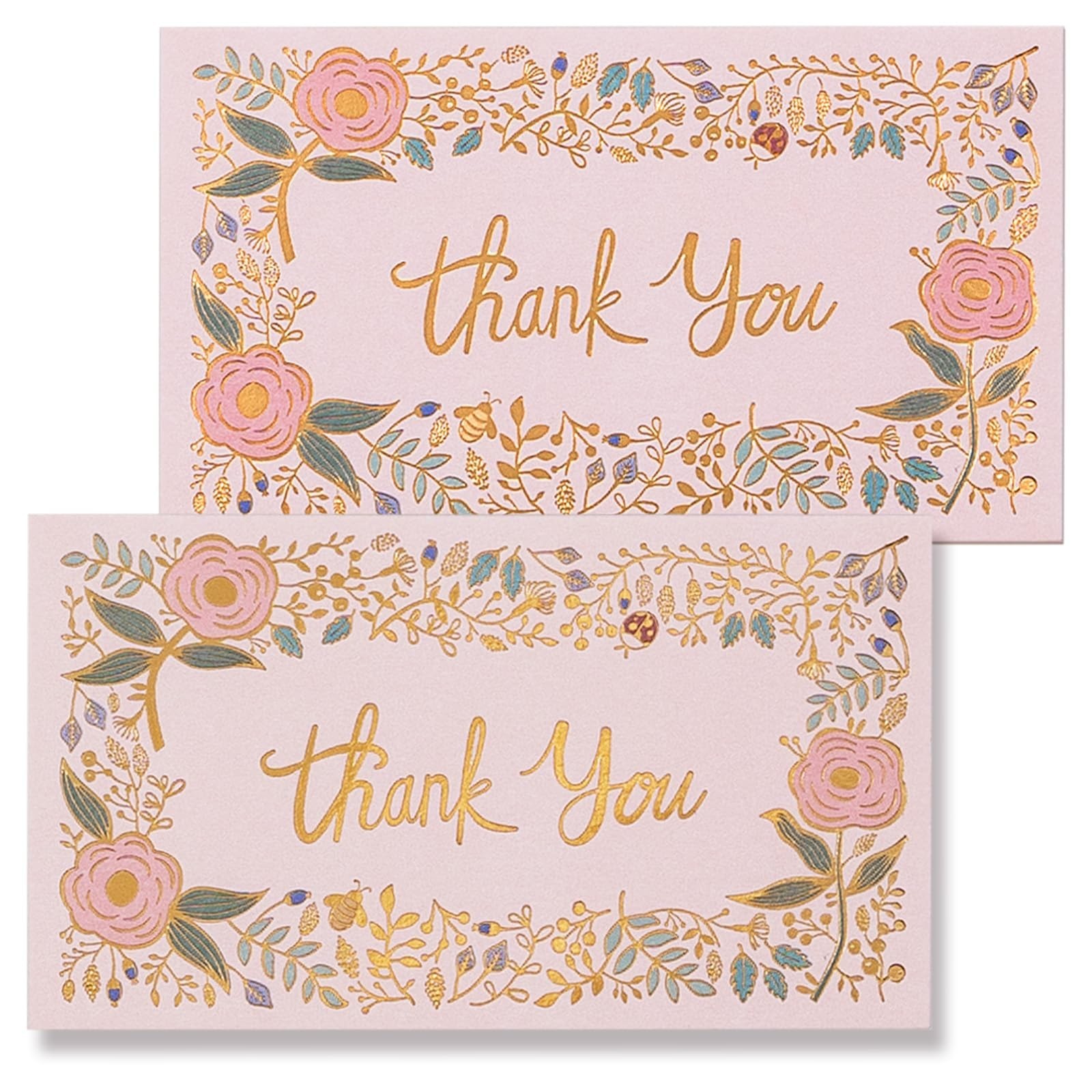 Prims & Flourish Small Thank You Cards Bulk, 100-Pack Mini Thank You For Your…