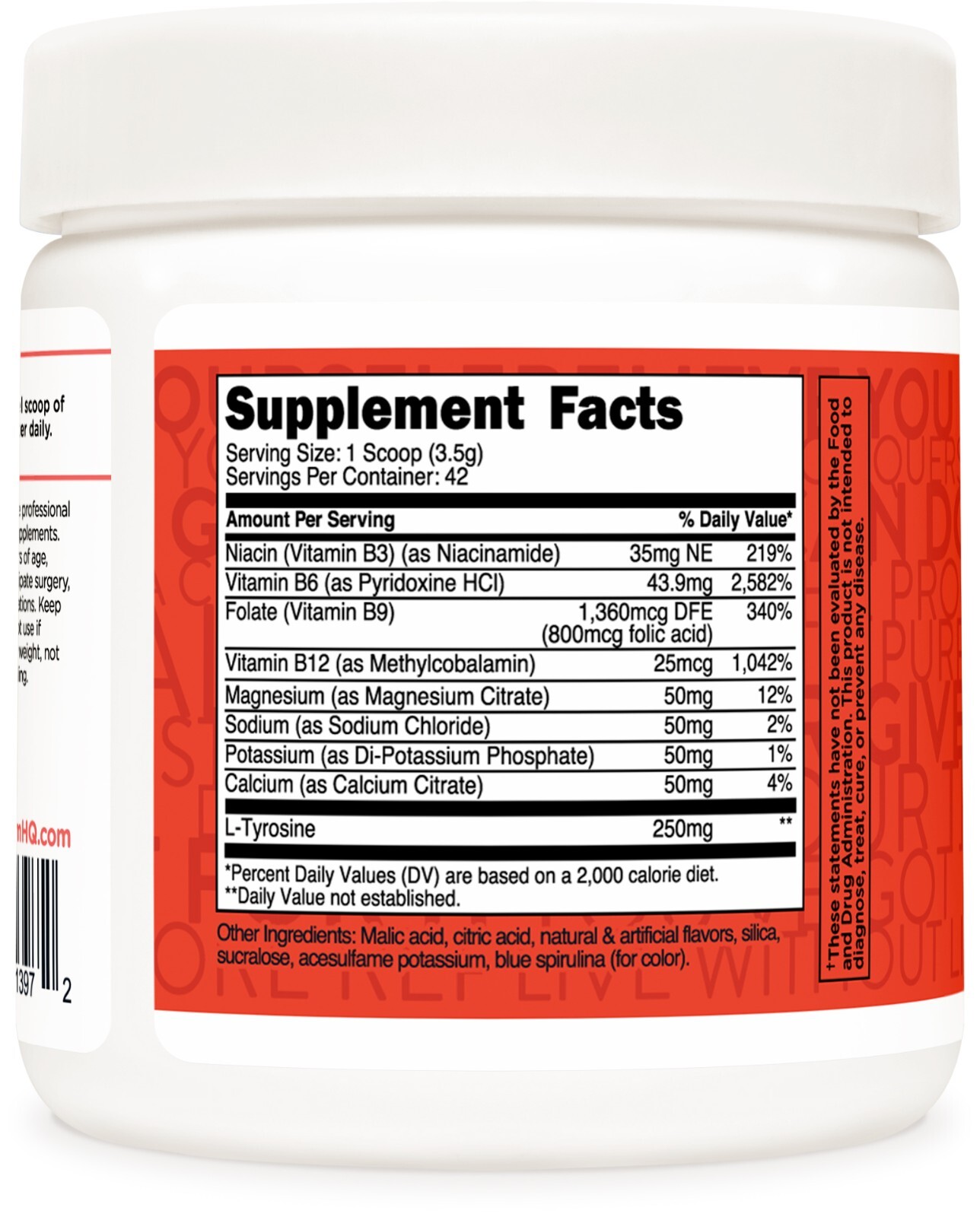 TransformHQ Hydration 42 Servings (Rocket Pop) – Electrolyte Drink Mix