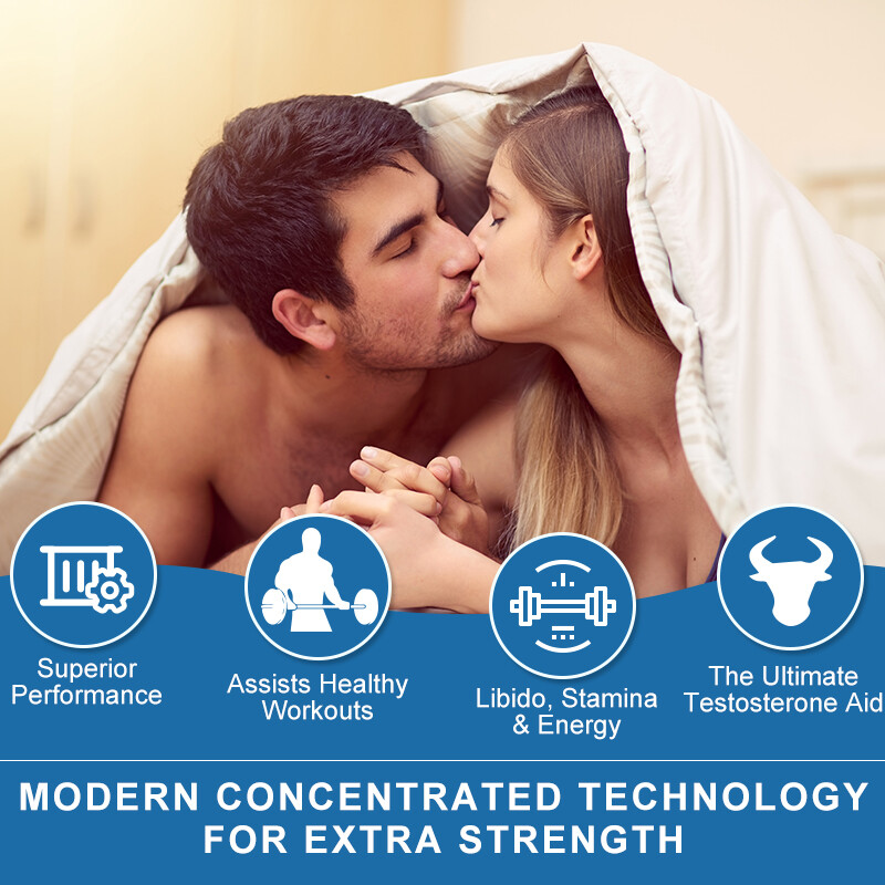 Testosterone Booster for Men, Male Enhancement Pills, Energy, Libido 60 Capsules