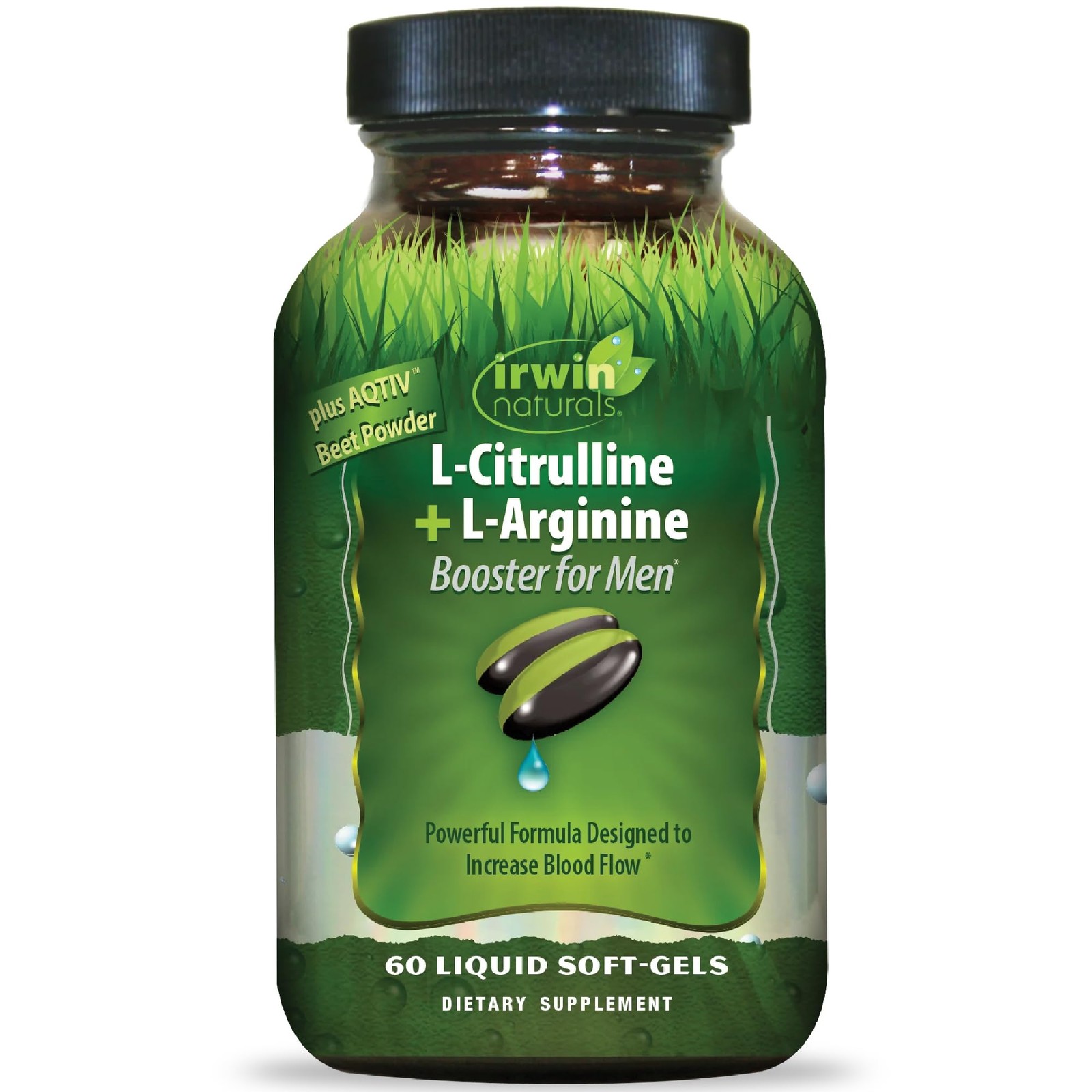 L-Citrulline + L-Arginine – 60 Liquid Soft-Gels – Nitric Oxide & Circulation