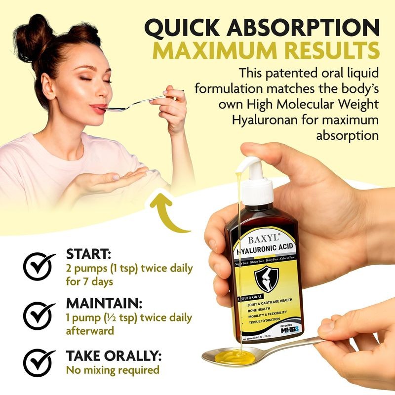 Baxyl ® Joint Relief Hyaluronic Acid Supplement Formerly Runovia MULTI Pack FREE