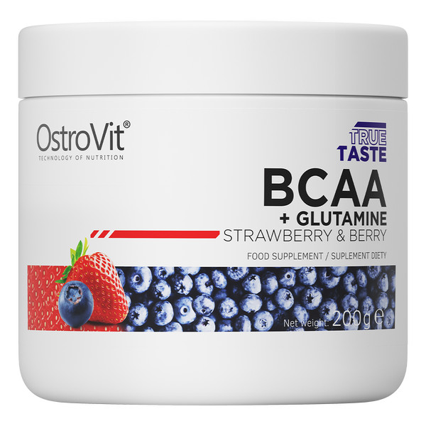 OstroVit BCAA + Glutamine 200g Amino Acids 5 flavors