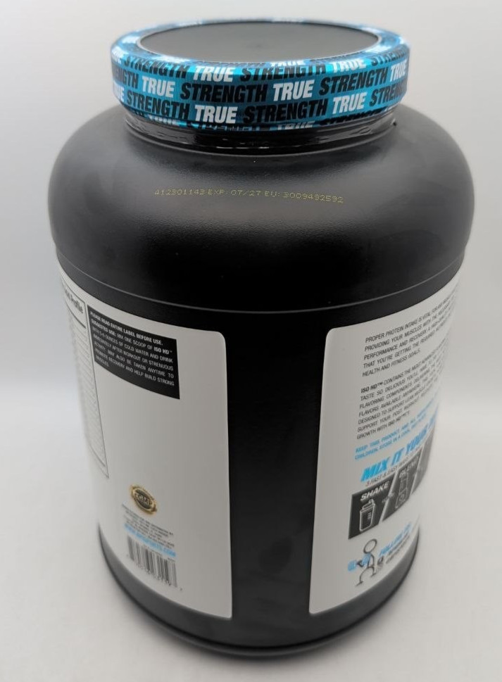 BPI Sports ISO HD Pure Isolate Protein Powder Vanilla Cookie 4.8 Lbs 70 Servings