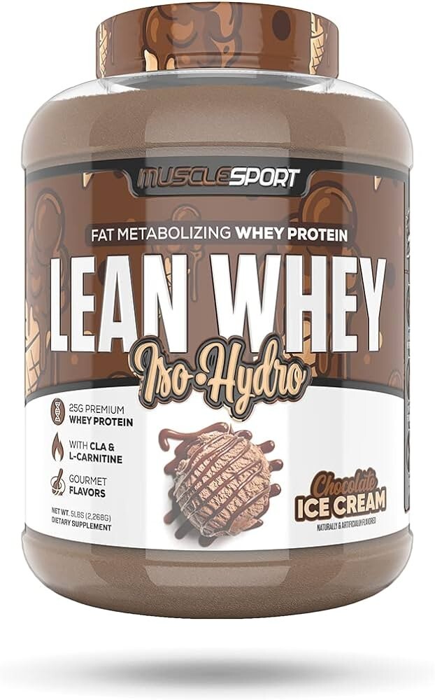 Lean Whey, Iso-Hydro, CHOCOLATE , 5 lbs (2,275 g)