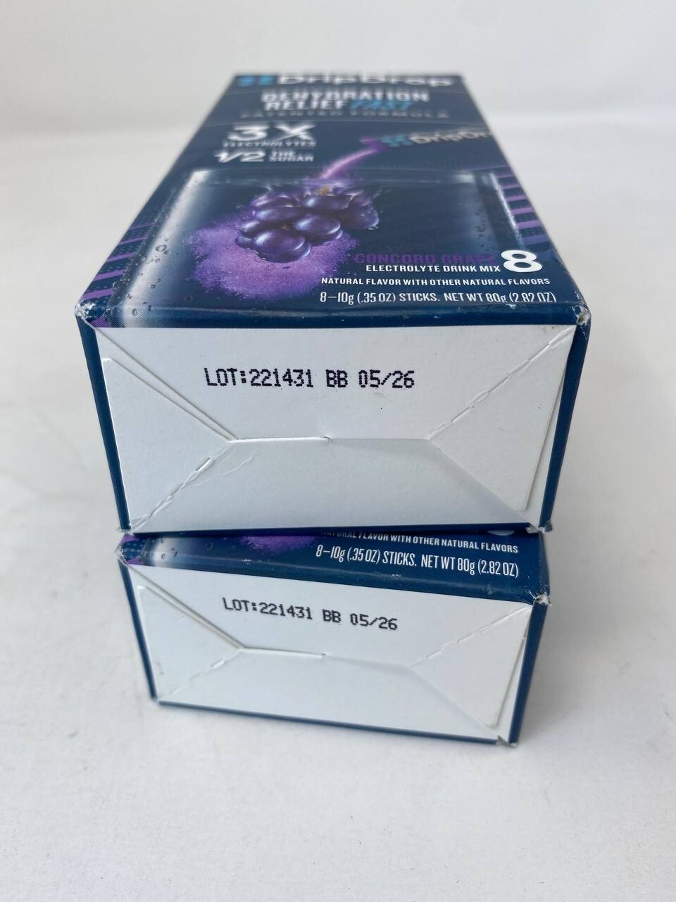 2PK DripDrop ORS Hydration Electrolyte Powder, Berry 16 Sticks 2 Box 5/26