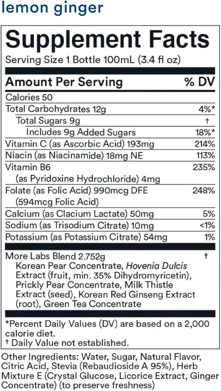 Hydrating Milk Thistle Drink for Hangover Relief – Pack of 6