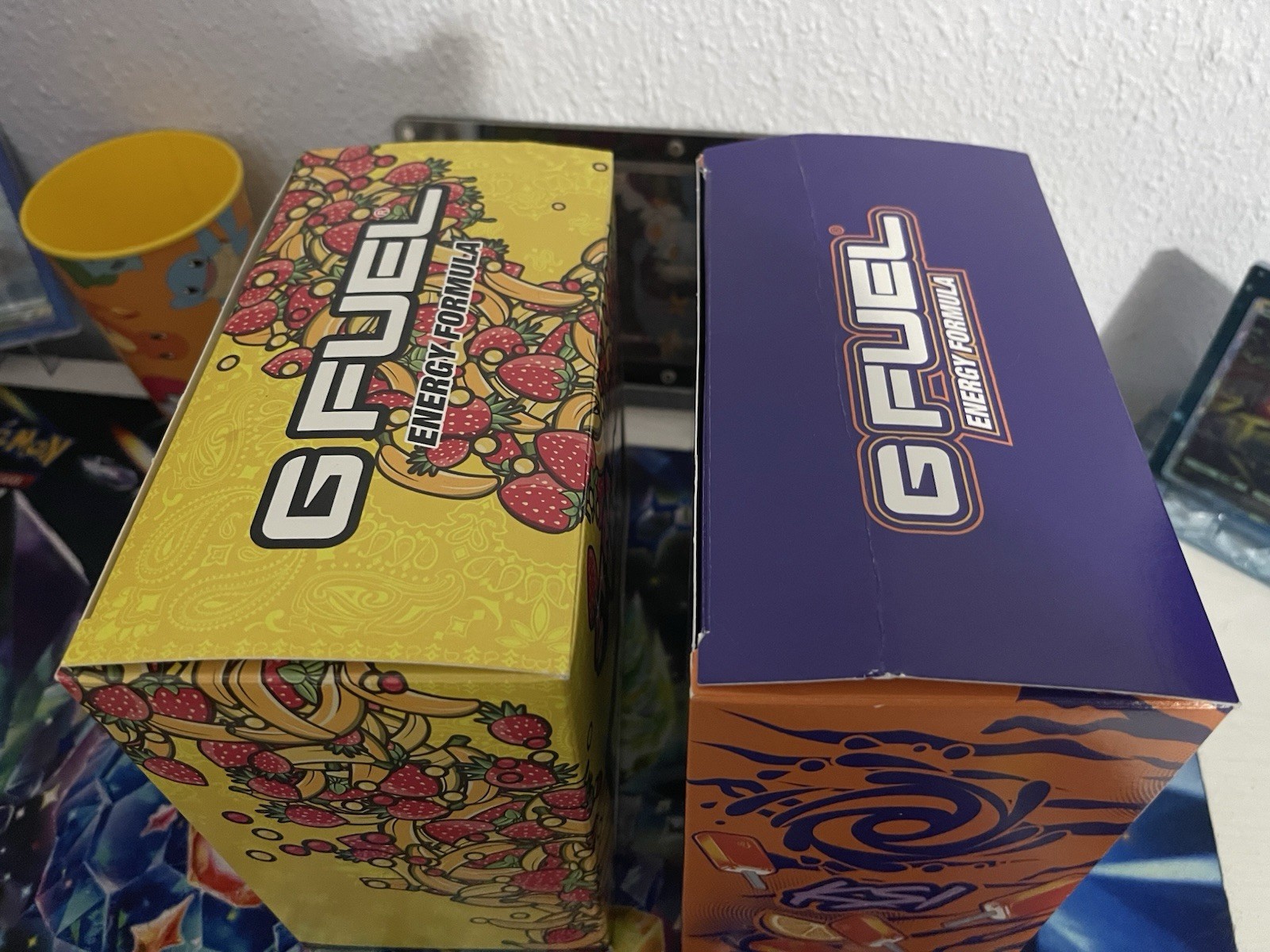 Gfuel Ksi Strawberry Banana & Orange Vibe Collectors Boxes opened.description 👇