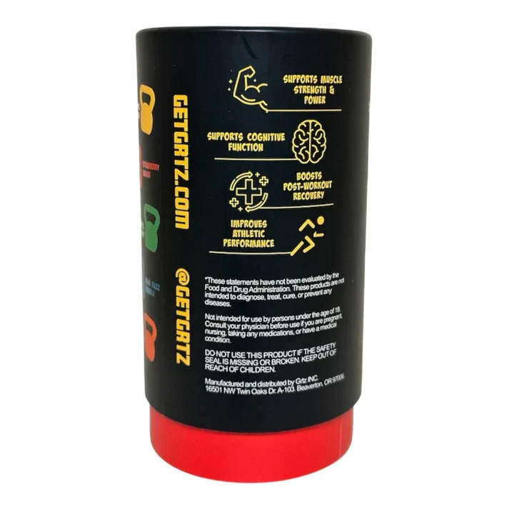 Creatine HCL Gummies 31 day supply made in the USA with plant based coloring