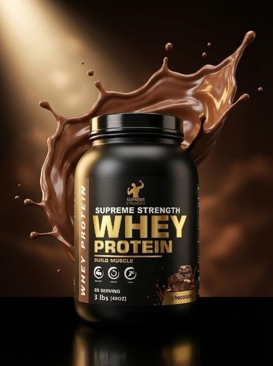 Supreme Strength Whey Protein Powder 3 LBS/ Chocolate