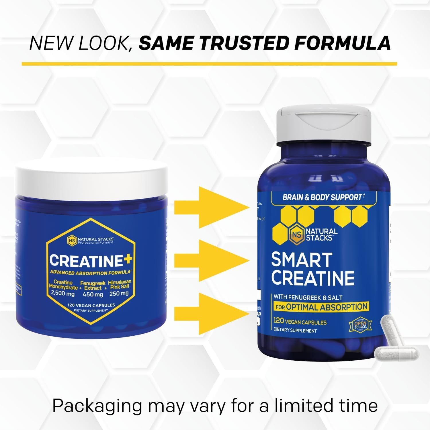 Creatine Monohydrate – 2500Mg Creatine Capsules – 450Mg Fenugreek Extract & 250M