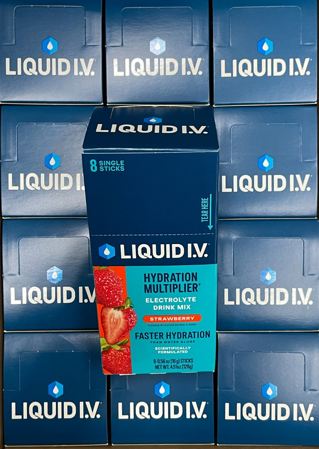 Liquid IV Strawberry 96 packets Best By September 2027