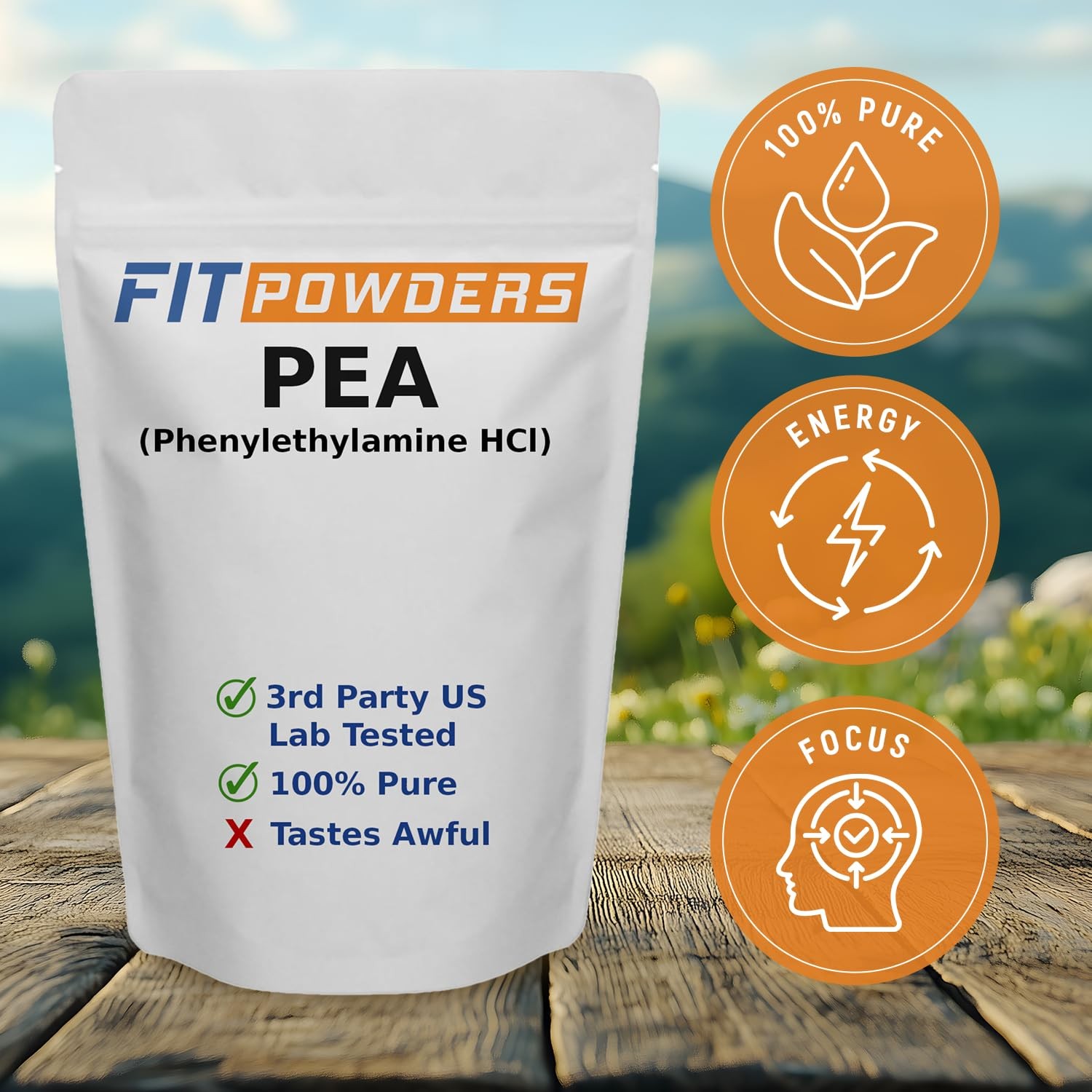 FitPowders Phenylethylamine Supplement (500 Grams) Phenethylamine HCL Form
